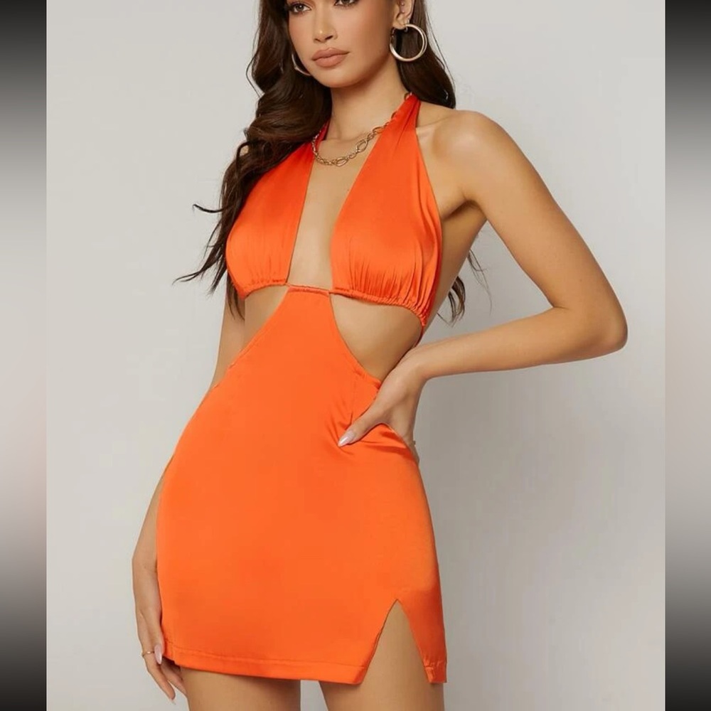 Silk wrap dress